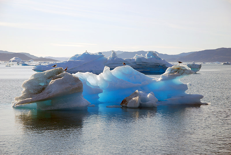 Travesía por glaciares de Narsaq. Groenlandia