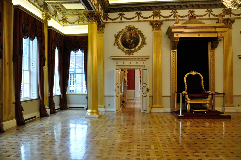 Throne Room en el Dublin Castle