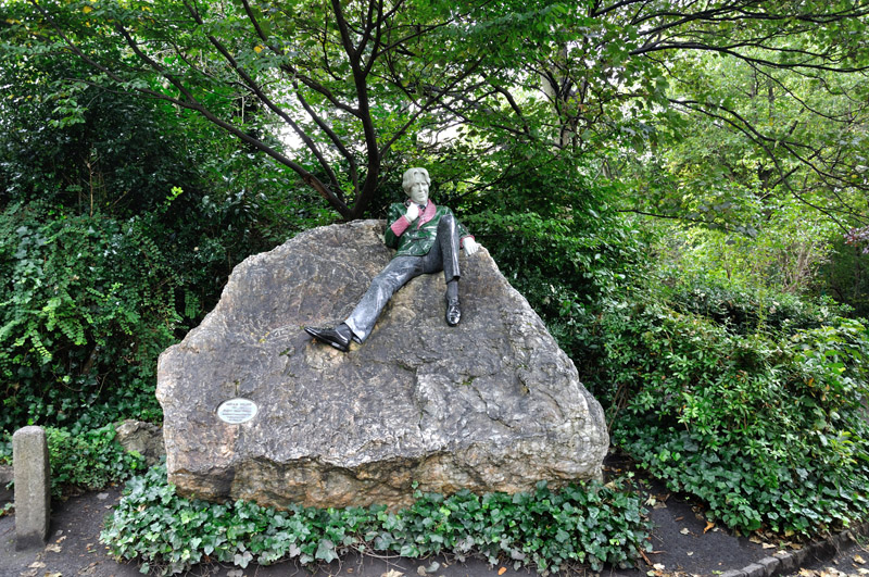 Estatua de Oscar Wilde en St Stephen’s Green, Dublín