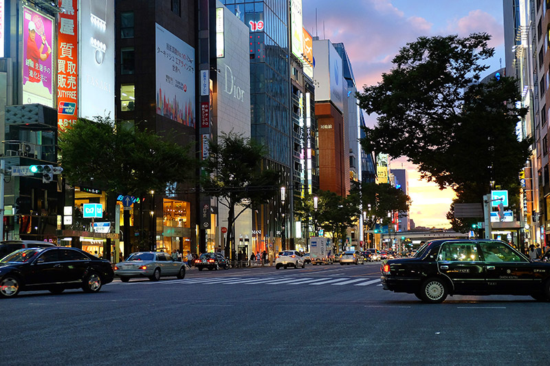 Ginza. Japon