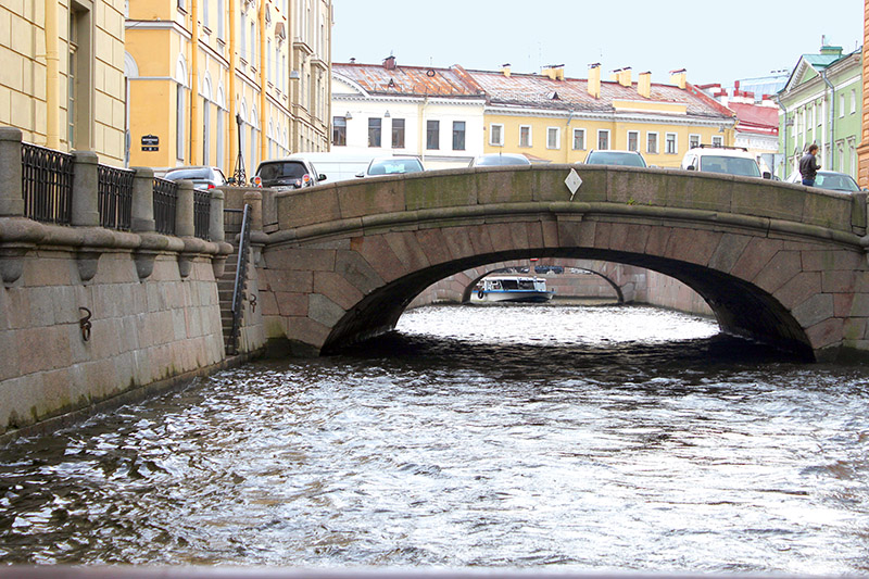 Uno de los canales que surcan la ‘Venecia del norte’. San Petersburgo