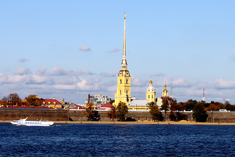 La Fortaleza de Pedro y Pablo. San Petersburgo