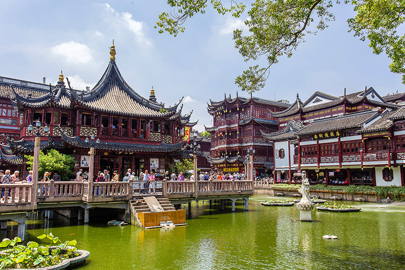 Los jardines de Yuyuán. Shanghai