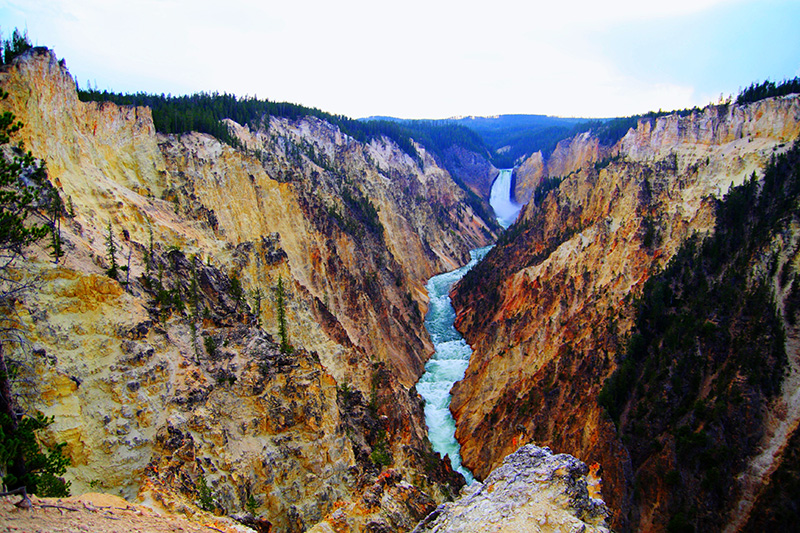 Parques nacionales de Estados Unidos. Gran Cañón y cascada de Yellowstone