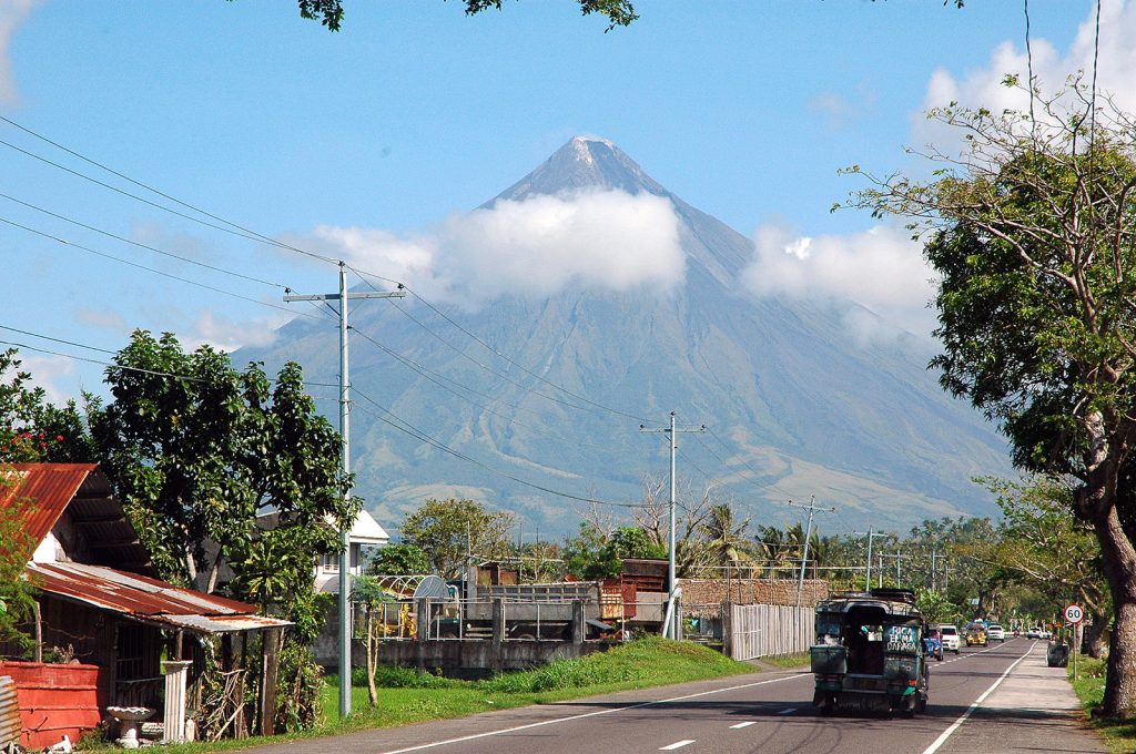 Luzón. El volcán Mayon