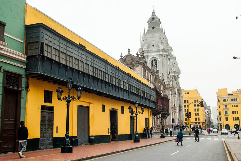 Casa del Oidor y Catedral de Lima