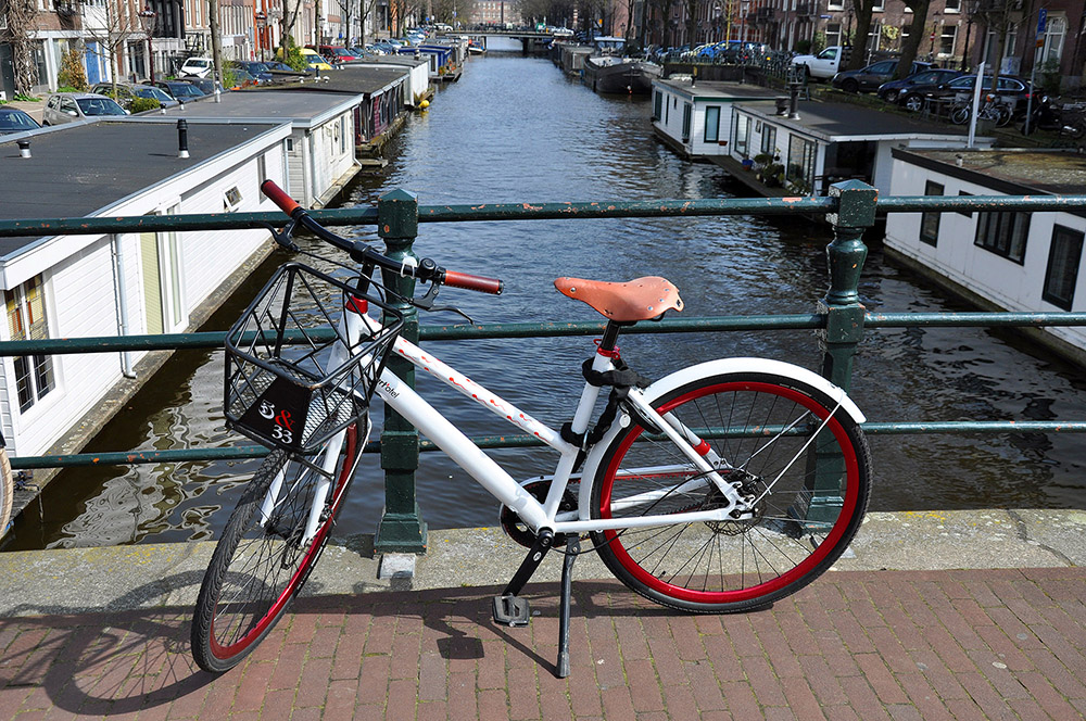 Amsterdam, La original bicicleta del Art’otel