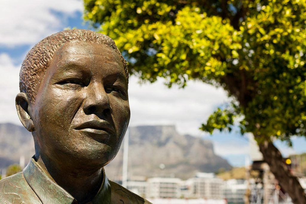 Sudáfrica, Ciudad del Cabo, estatua de Nelson Mandela