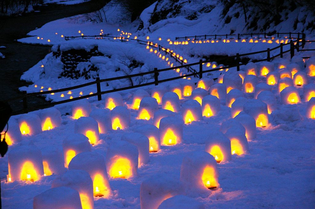 Festival de Nieve en Yumoto Onsen 