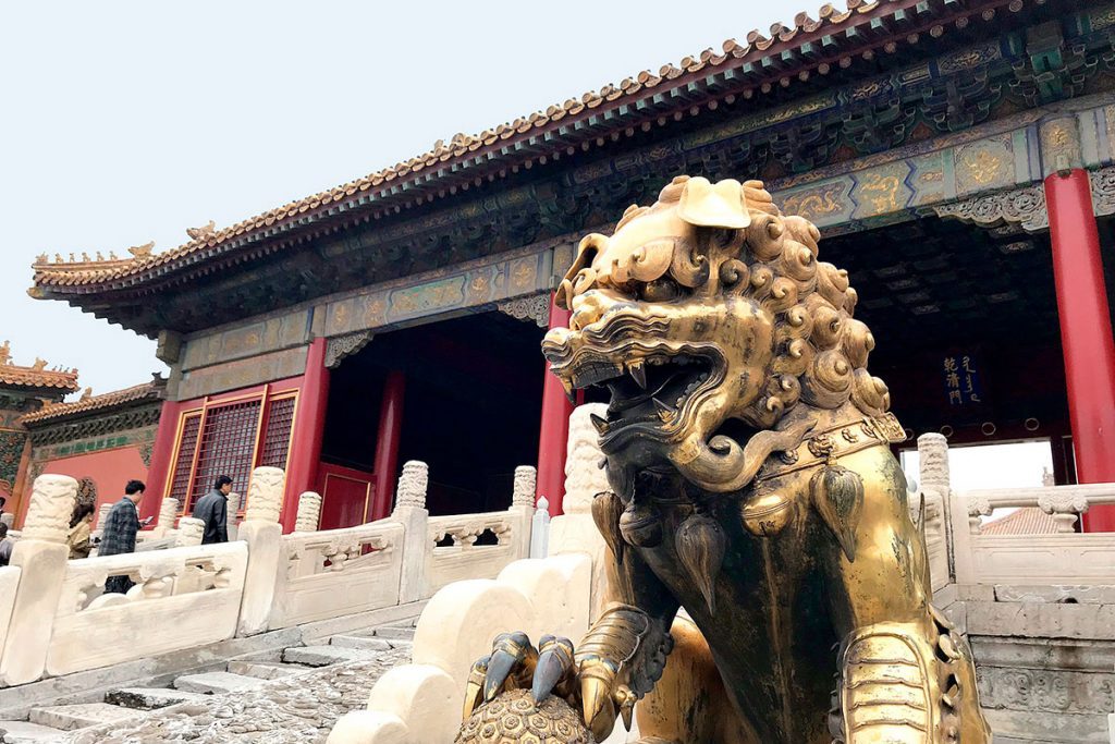 León de Fu en la Ciudad Prohibida