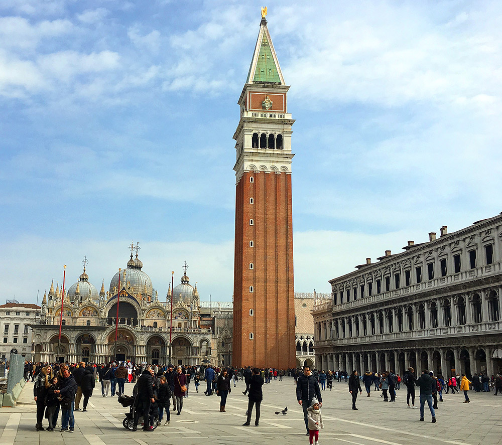Visitar Venecia. Piazza di San Marco y el Campanile