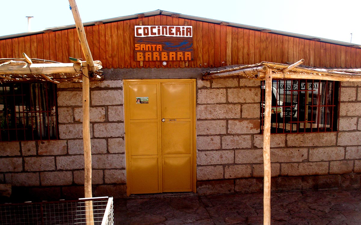 Casa particular de comidas en Socaire