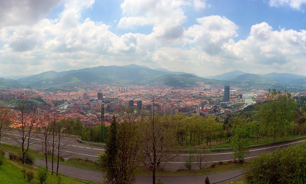 Bilbao desde el mirador de Artxanda
